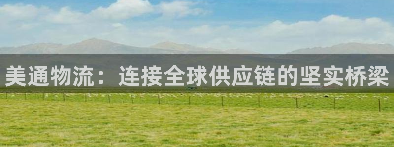 超凡国际官网入口南宫：美通物流：连接